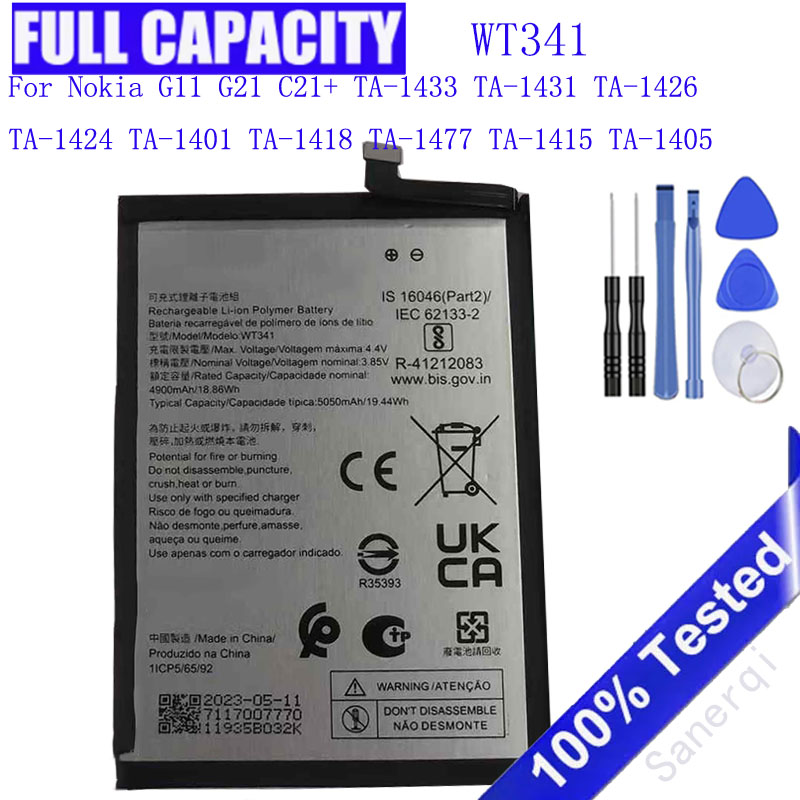 5050mAh WT341 Batterij Voor No - Gold 6138 recensie en prijs